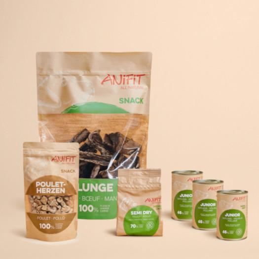 Nassfutter für Welpen im Set